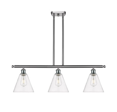 Ballston Island Light Cast Brass Steel Glass
