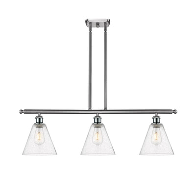 Ballston Island Light Cast Brass Steel Glass