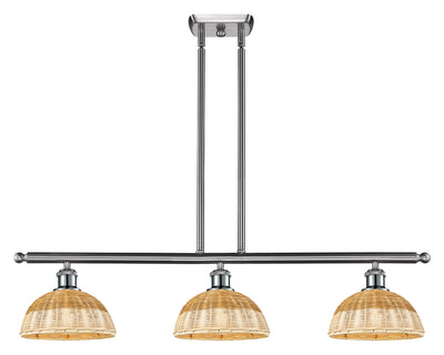 Ballston Island Light Cast Brass Modern Glass