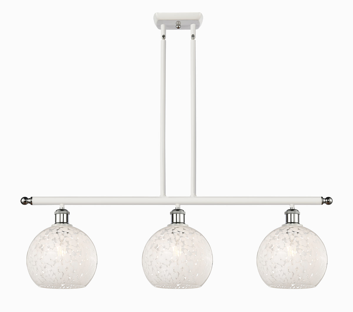 36-Inch 3-Light Stem-Hung Island Light 10.5-Inch High Sloped-Ceiling Compatible
