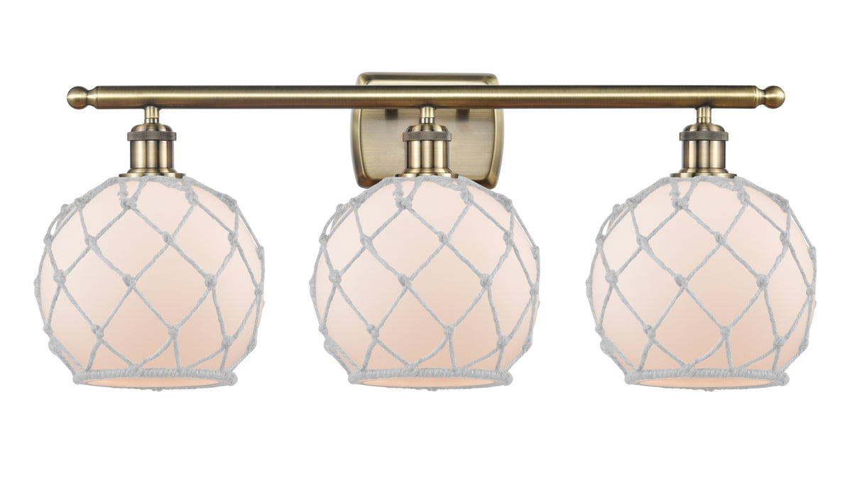 Farmhouse Rope 28-Inch 3-Light Bath Vanity Light