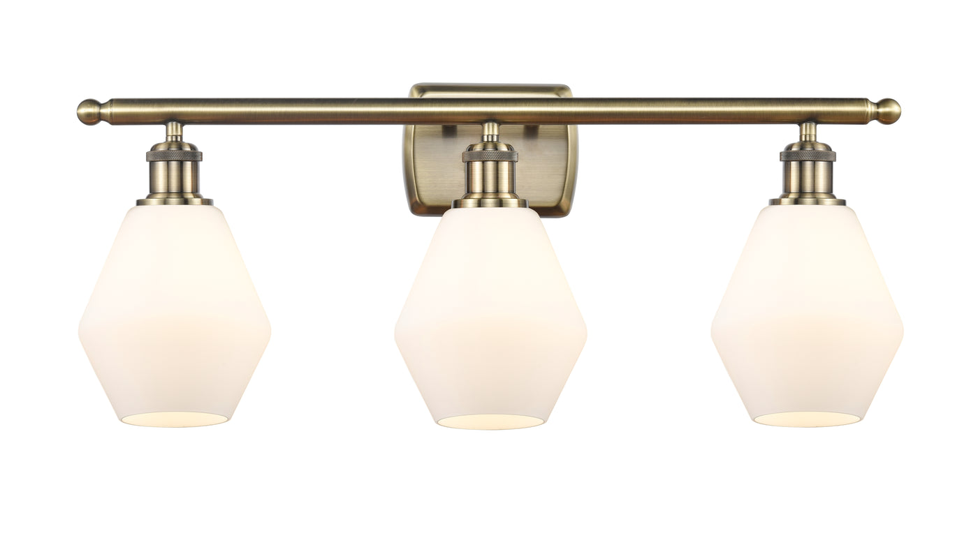 Ballston Bath Vanity Light Cast Brass Glass