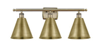 Ballston Industrial, Farmhouse, Restoration-Vintage Berkshire Metal Bath Vanity Light