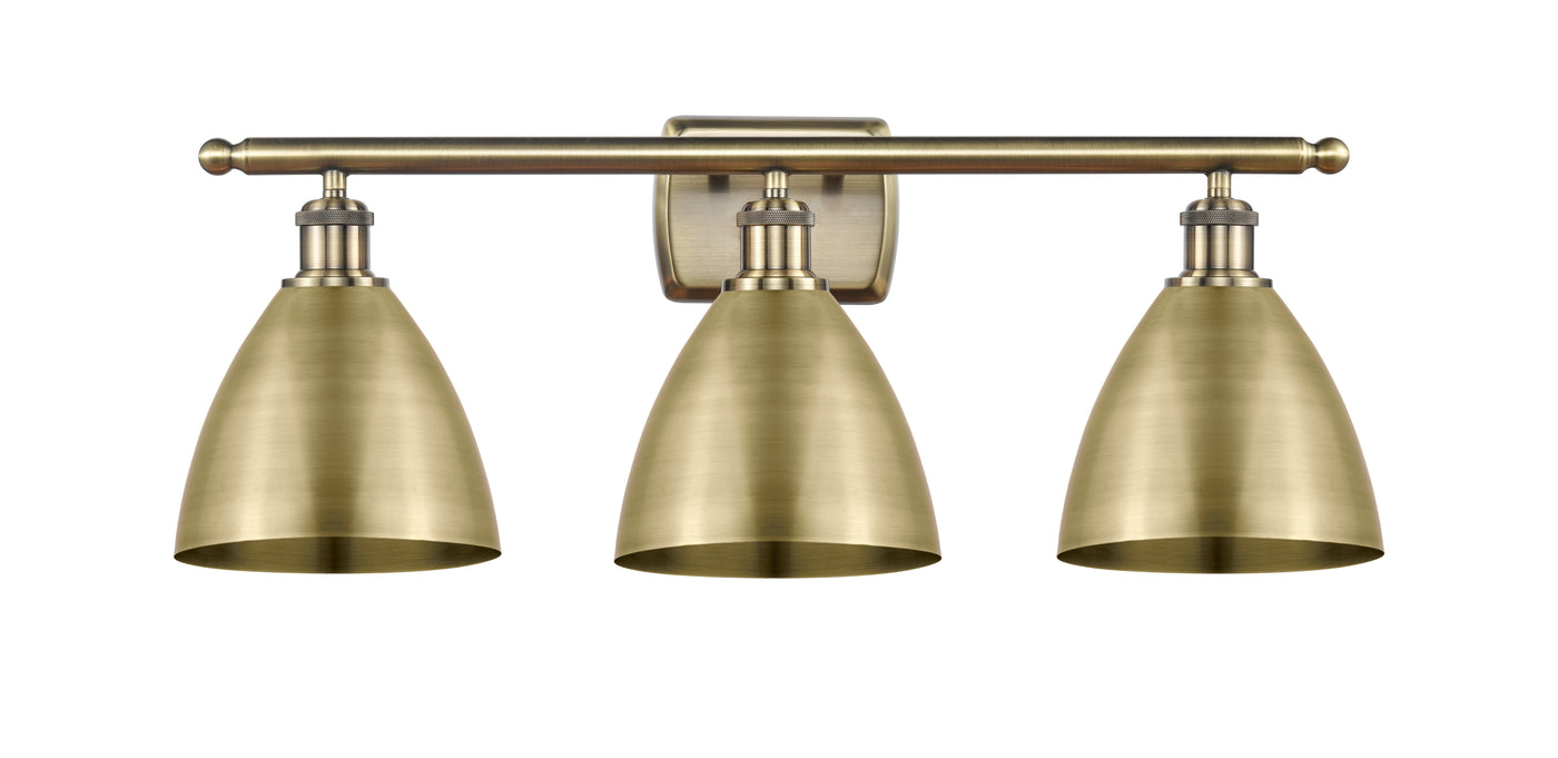Ballston Industrial, Farmhouse, Restoration-Vintage Berkshire Metal Bath Vanity Light