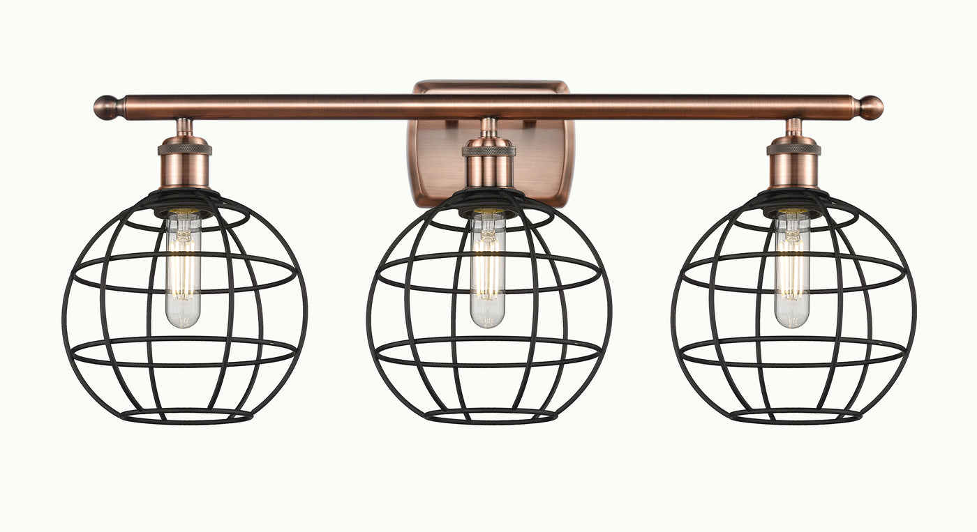 Ballston Industrial, Farmhouse, Restoration-Vintage, Traditional, Transitional  Muselet Bath Vanity Light