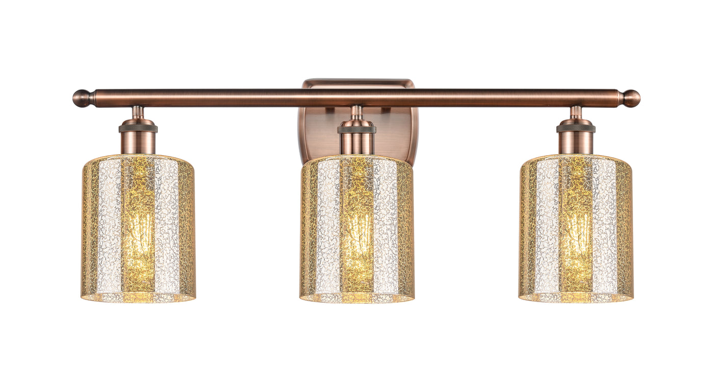 Ballston Bath Vanity Light Cast Brass Glass
