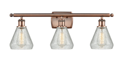 Ballston Bath Vanity Light Cast Brass Glass