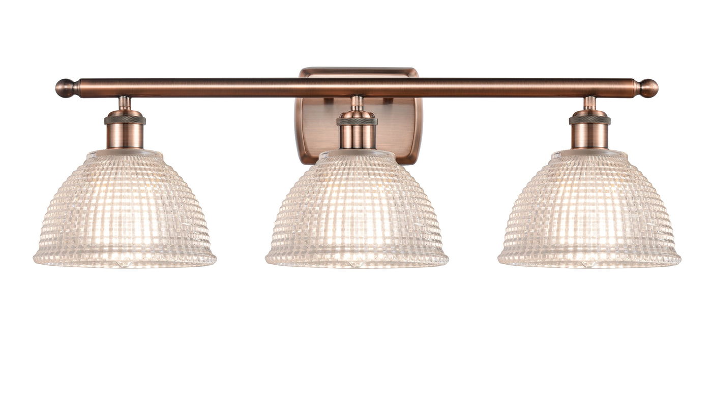 Ballston Bath Vanity Light Cast Brass Glass