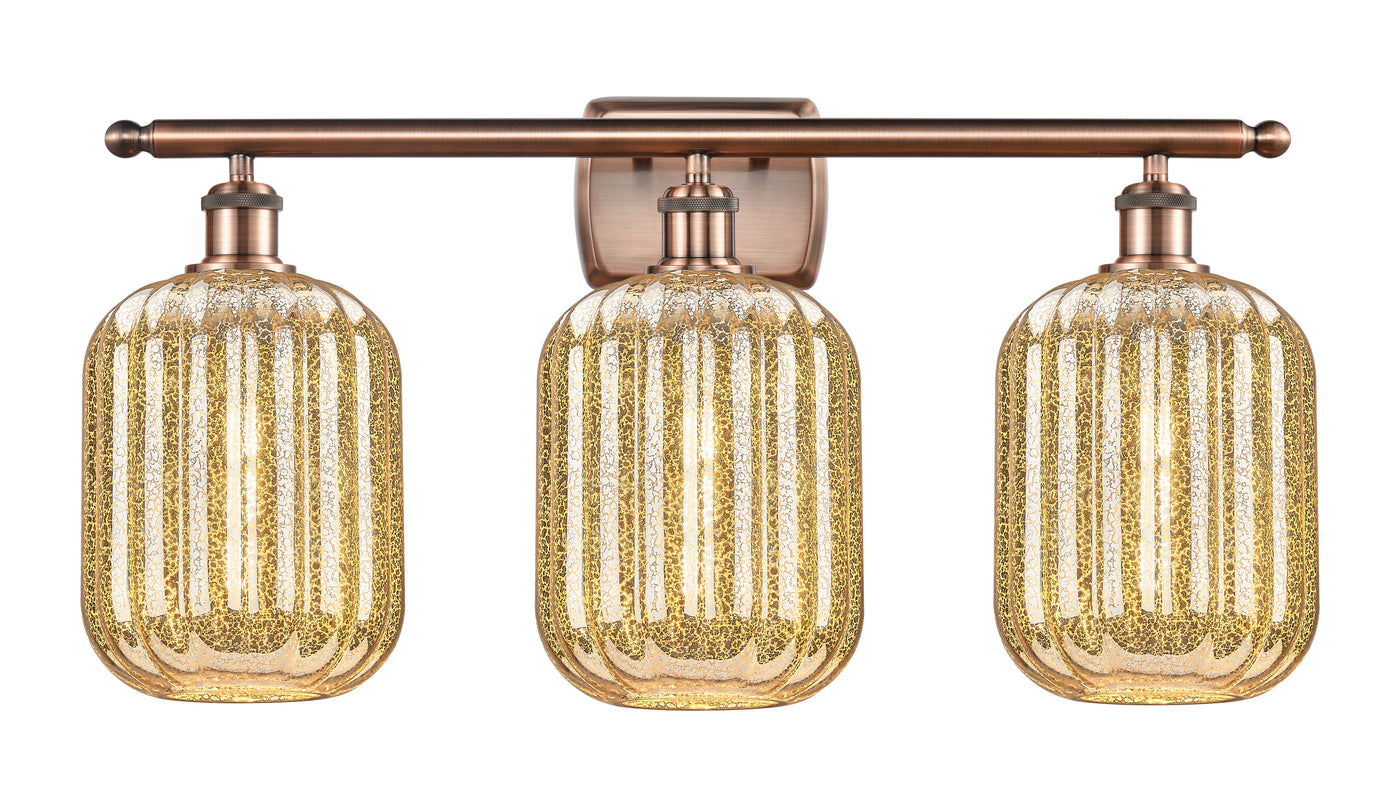 Ballston Bath Vanity Light Cast Brass Finish