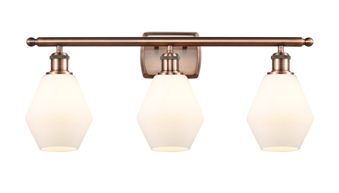 Ballston Bath Vanity Light Cast Brass Glass