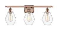 Ballston Bath Vanity Light Cast Brass Glass