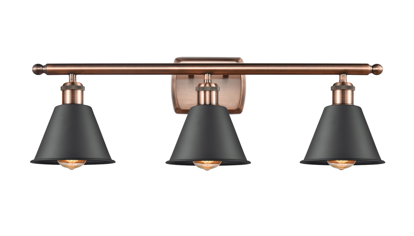 Ballston Industrial, Farmhouse, Restoration-Vintage Smithfield Bath Vanity Light