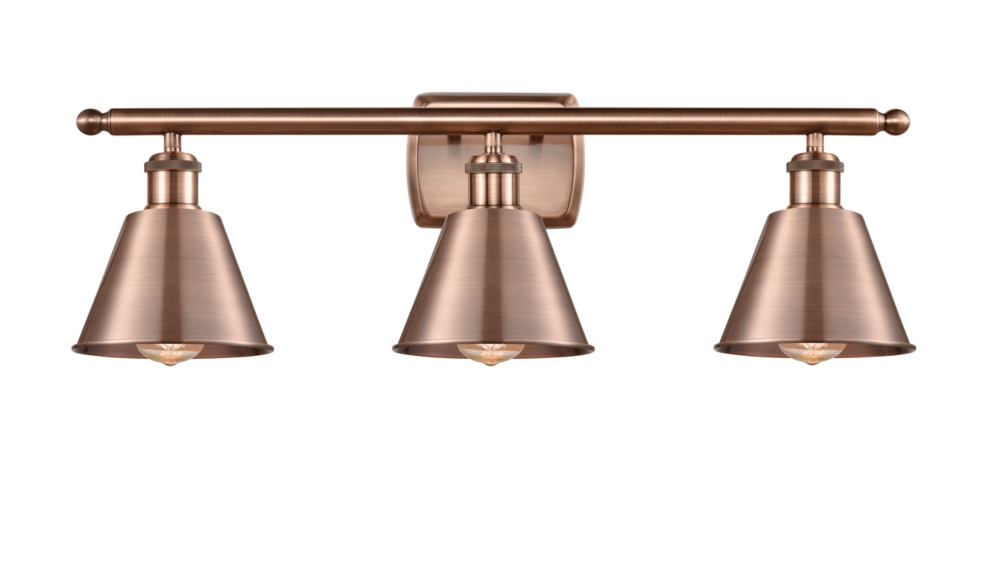 Ballston Industrial, Farmhouse, Restoration-Vintage Smithfield Bath Vanity Light