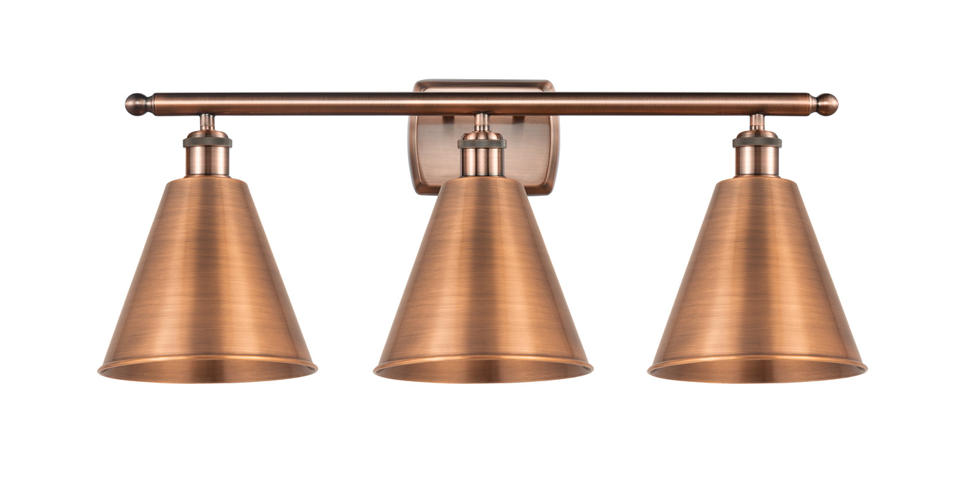 Ballston Industrial, Farmhouse, Restoration-Vintage Smithfield Bath Vanity Light
