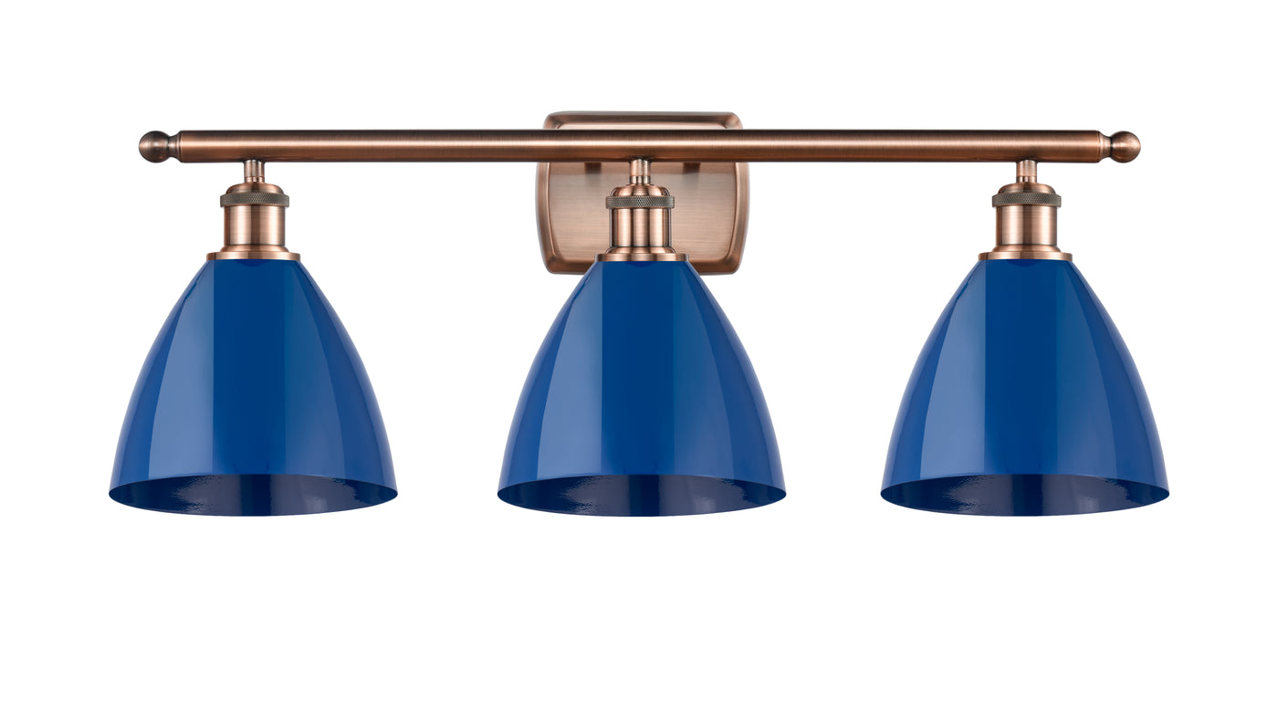 Ballston Industrial, Farmhouse, Restoration-Vintage Plymouth Bath Vanity Light
