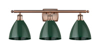 Ballston Industrial, Farmhouse, Restoration-Vintage Plymouth Bath Vanity Light