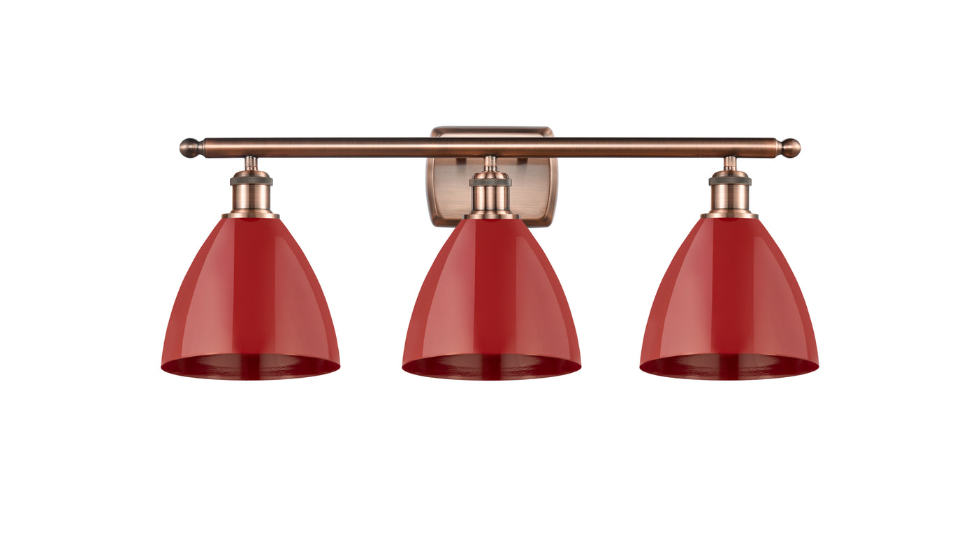 Ballston Industrial, Farmhouse, Restoration-Vintage Plymouth Bath Vanity Light