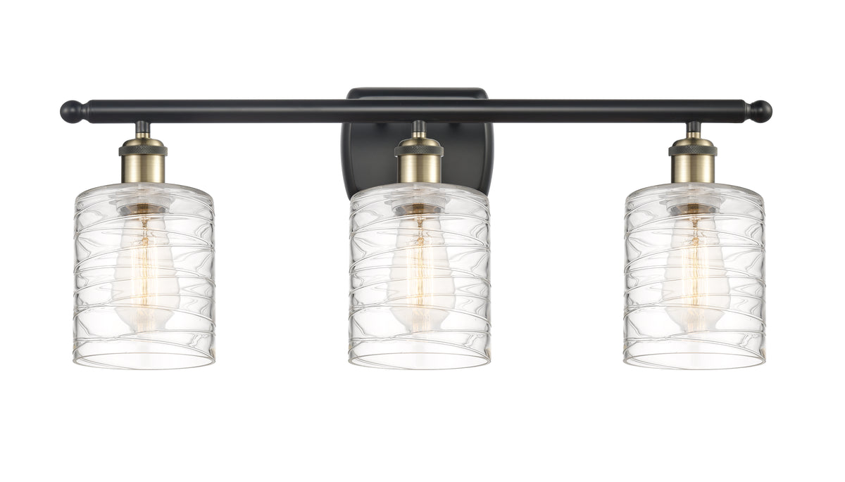 Cobbleskill 25-Inch 3-Light Bath Vanity Light with LED Bulbs