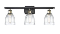 Ballston Bath Vanity Light 3 Lights Steel