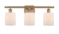 Ballston Bath Vanity Light Cast Brass Glass