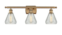 Ballston Bath Vanity Light Cast Brass Glass