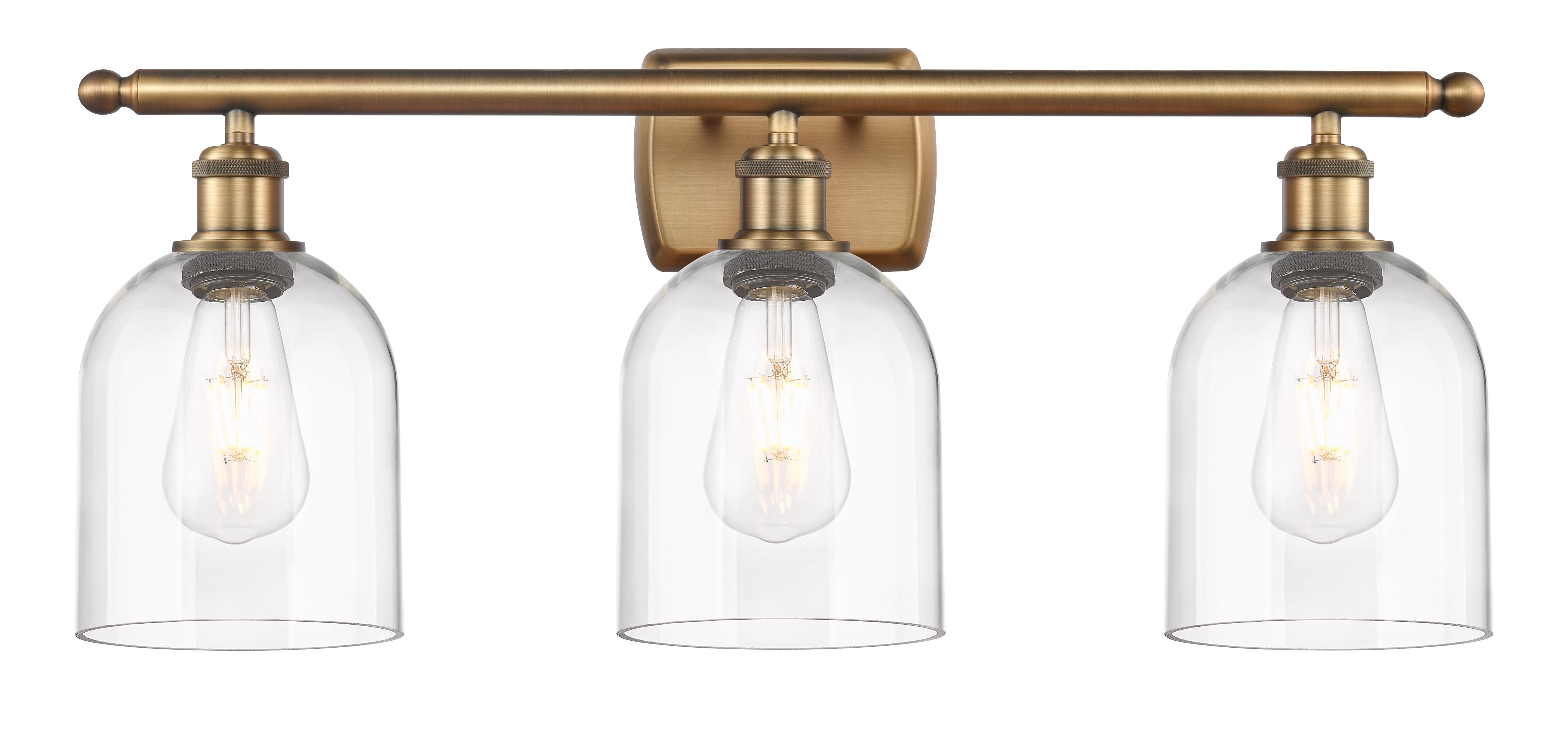 Ballston Bath Vanity Light Cast Brass Finish