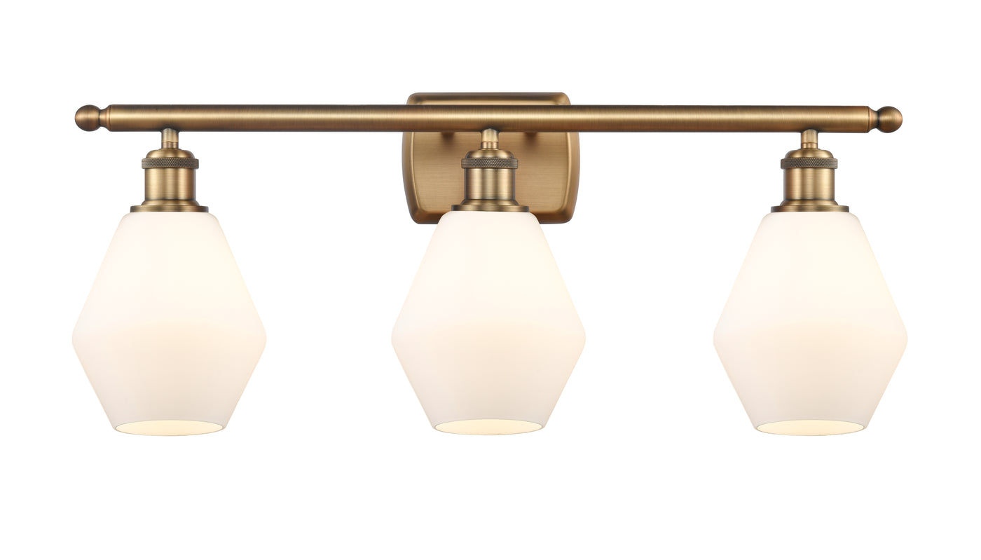 Ballston Bath Vanity Light Cast Brass Glass