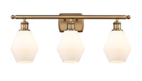 Ballston Bath Vanity Light Cast Brass Glass