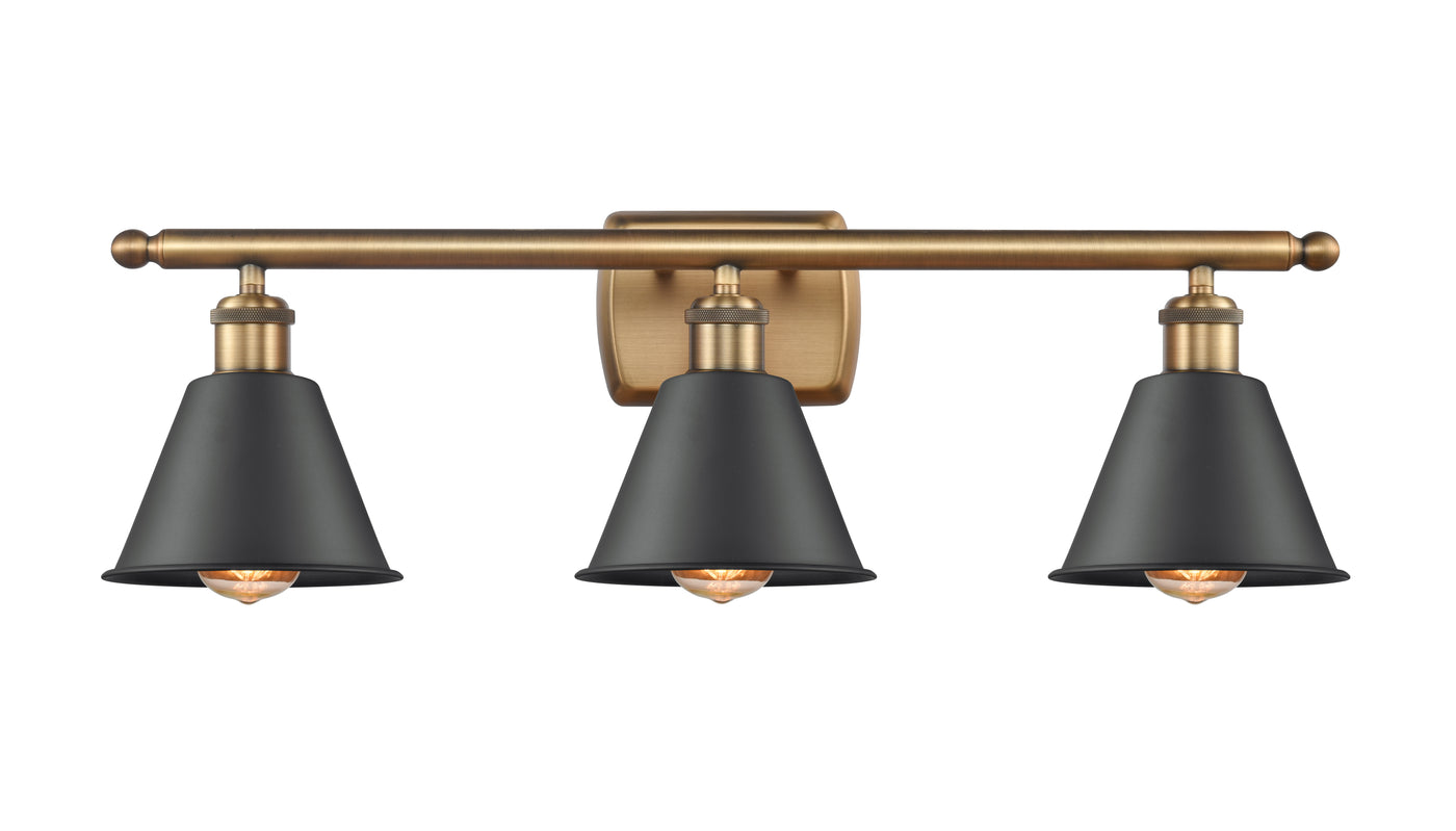 Ballston Industrial, Farmhouse, Restoration-Vintage Smithfield Bath Vanity Light