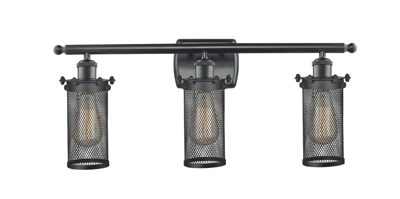 Austere Modern Contempo, Industrial, Restoration-Vintage Bleecker Bath Vanity Light