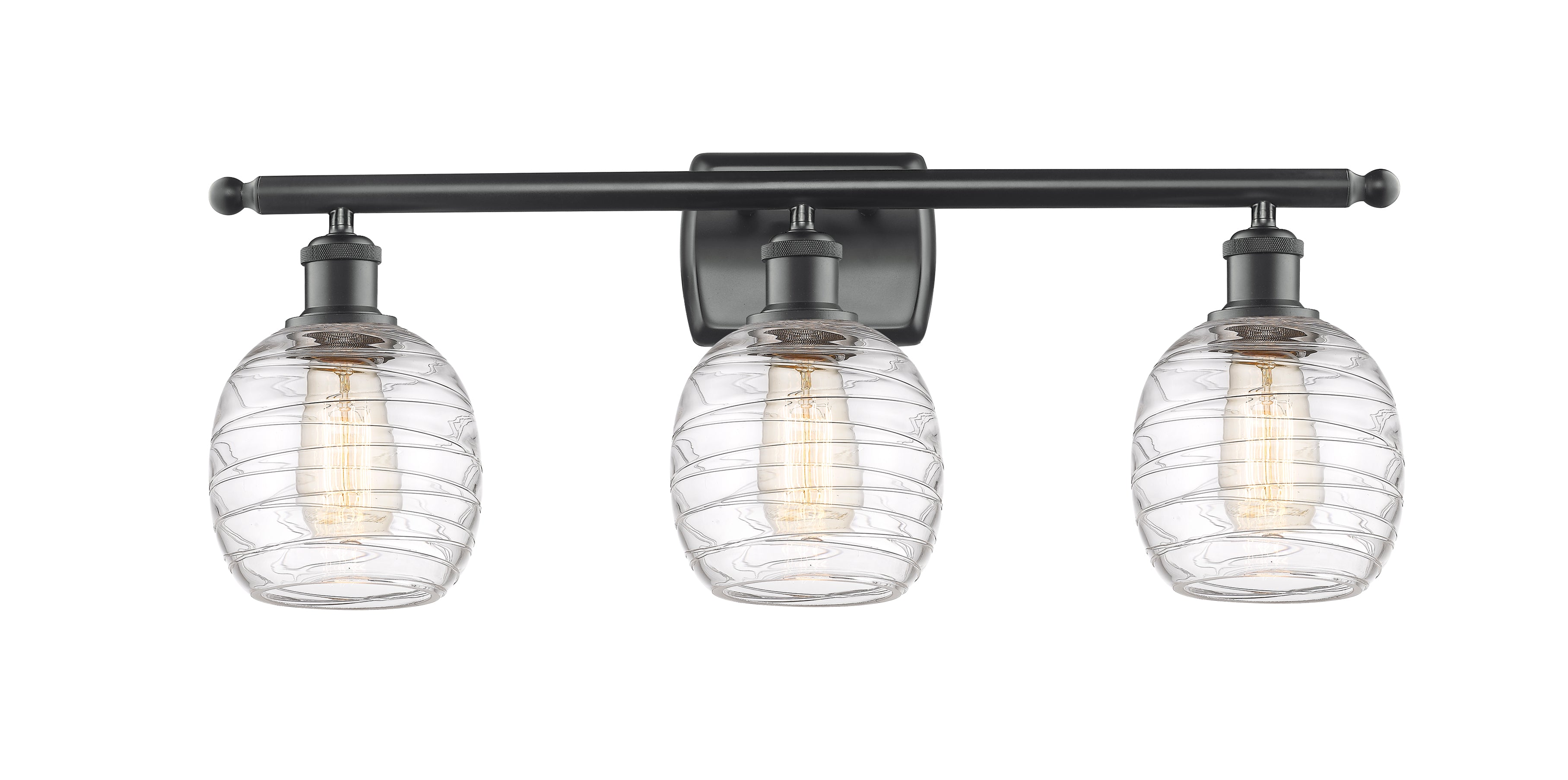 Ballston Bath Vanity Light Steel Cast Glass