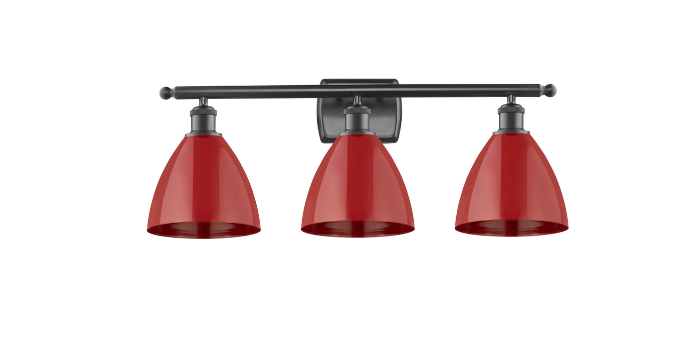 Ballston Industrial, Farmhouse, Restoration-Vintage Plymouth Bath Vanity Light