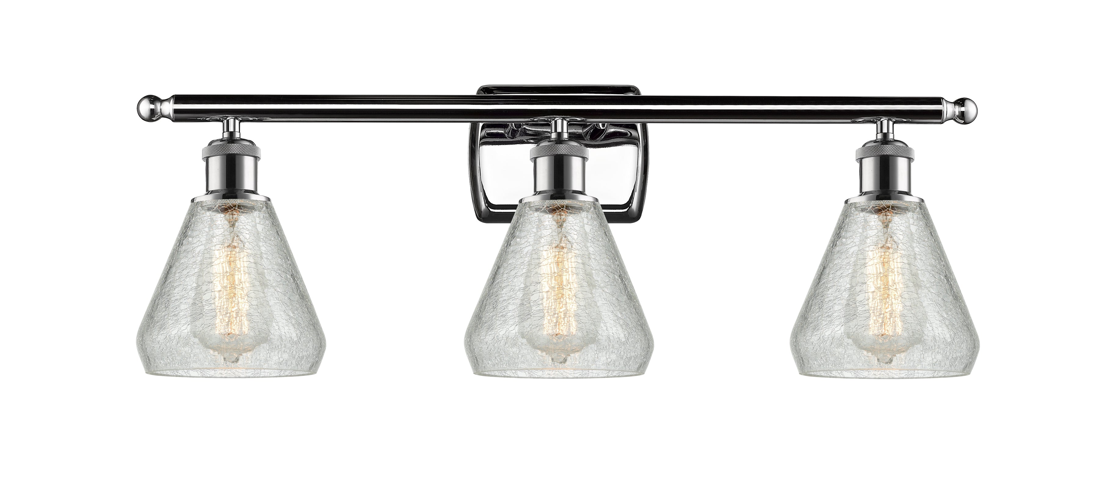 Ballston Bath Vanity Light Cast Brass Glass