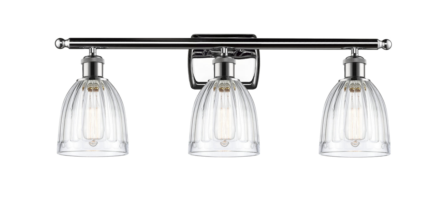 Ballston Bath Vanity Light 3 Lights Steel