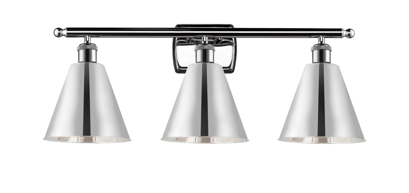 Ballston Industrial, Farmhouse, Restoration-Vintage Berkshire Metal Bath Vanity Light