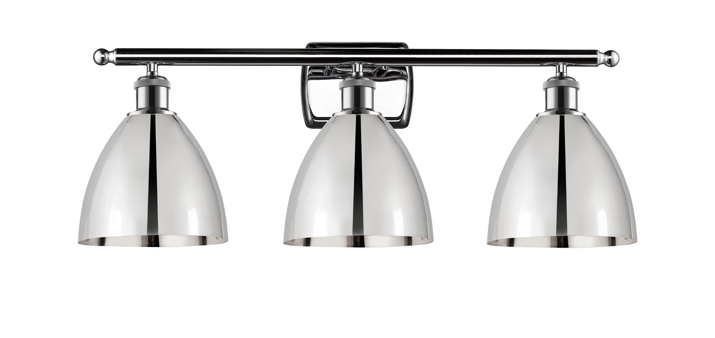 Ballston Industrial, Farmhouse, Restoration-Vintage Berkshire Metal Bath Vanity Light