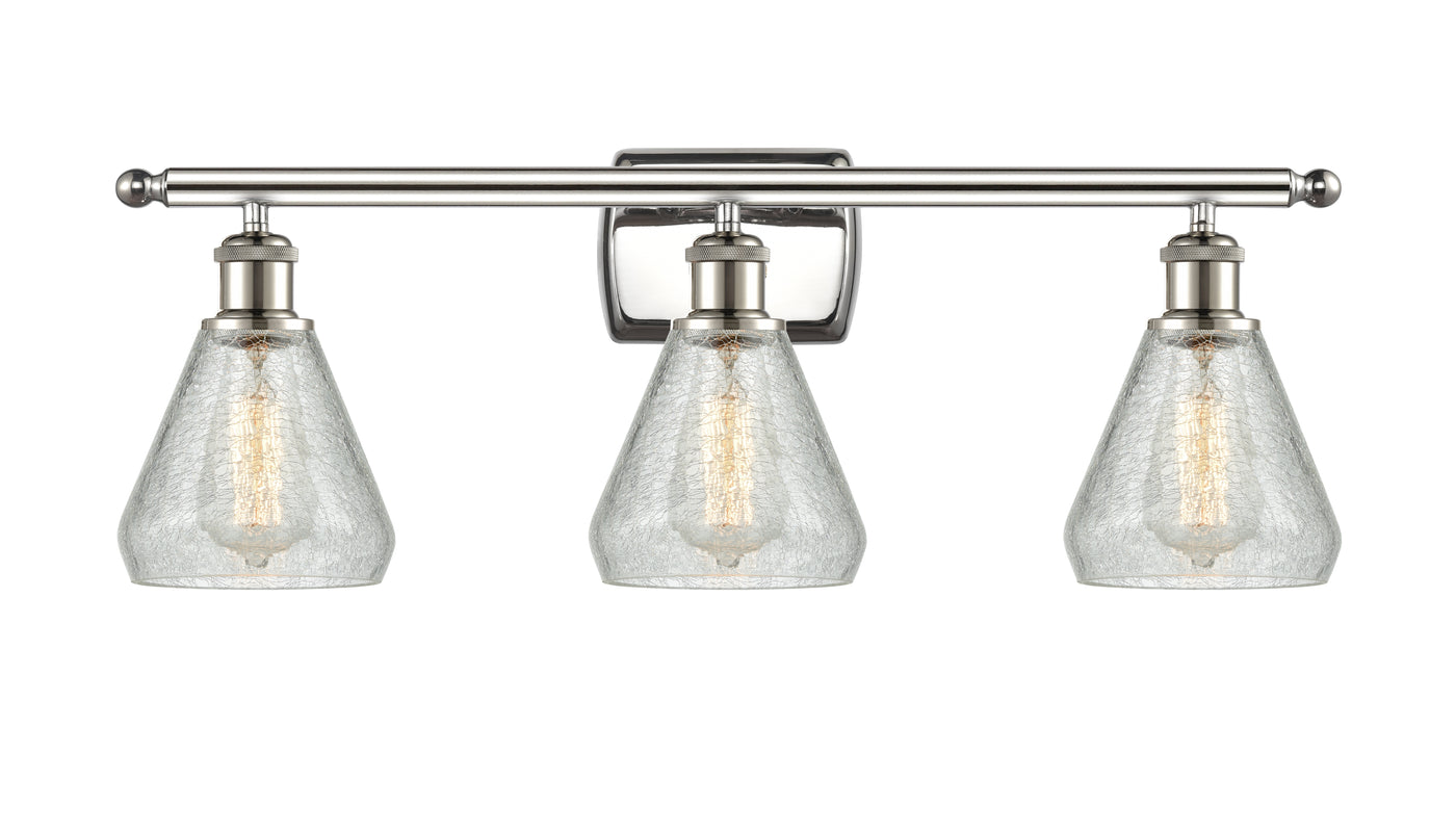 Ballston Bath Vanity Light Cast Brass Glass