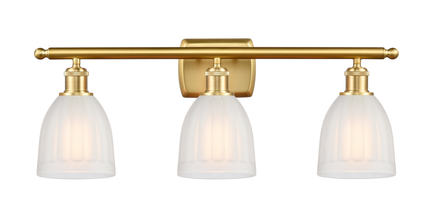 Ballston Bath Vanity Light 3 Lights Steel