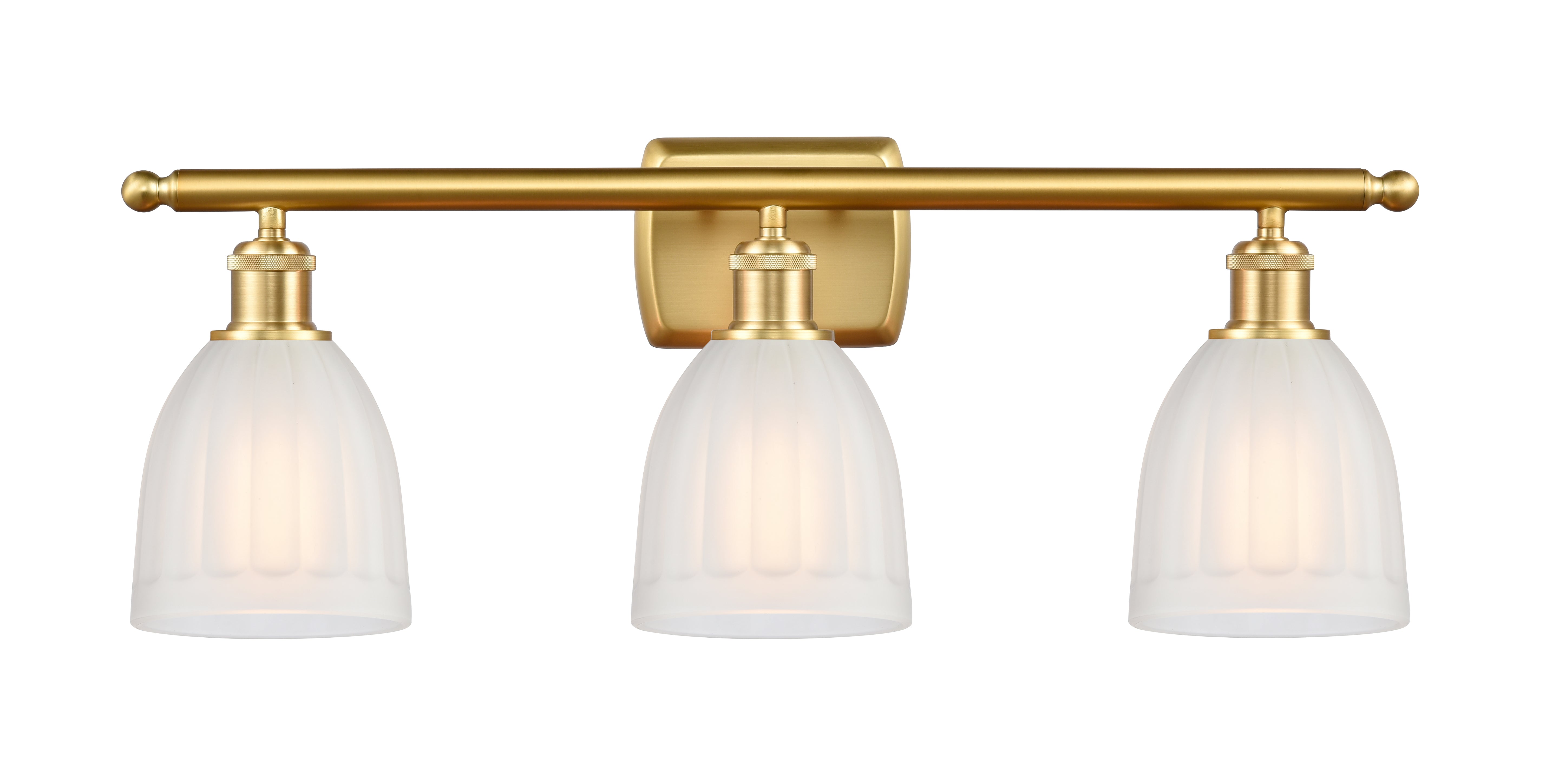 Ballston Bath Vanity Light 3 Lights Steel