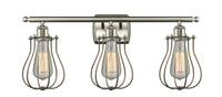 Austere Modern Contempo, Industrial, Restoration-Vintage Bleecker Bath Vanity Light