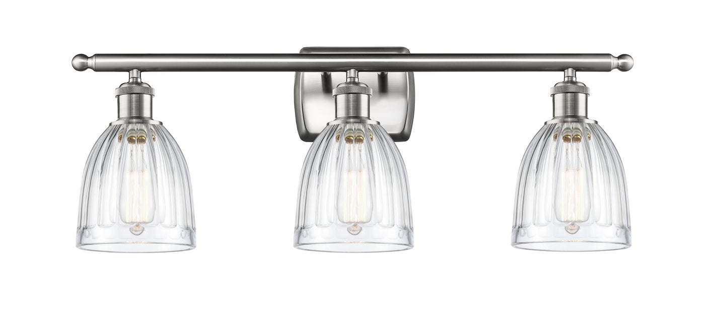 Ballston Bath Vanity Light 3 Lights Steel