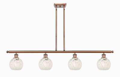 Ballston Island Light Cast Brass Steel Glass