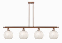 48-Inch 4-Light Stem-Hung Island Light 10.5-Inch High Dimmable
