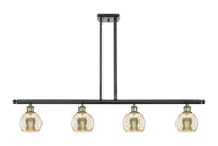 Athens 48-Inch 4-Light Stem-Hung Island Light 8.375-Inch High