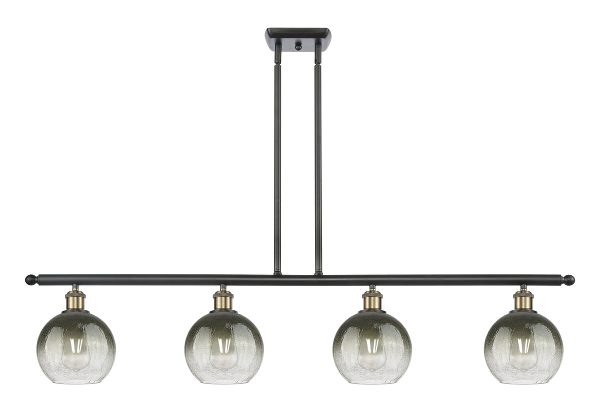 Brookhaven Globe 48-Inch 4-Light Stem-Hung Island Light 10.625-Inch High