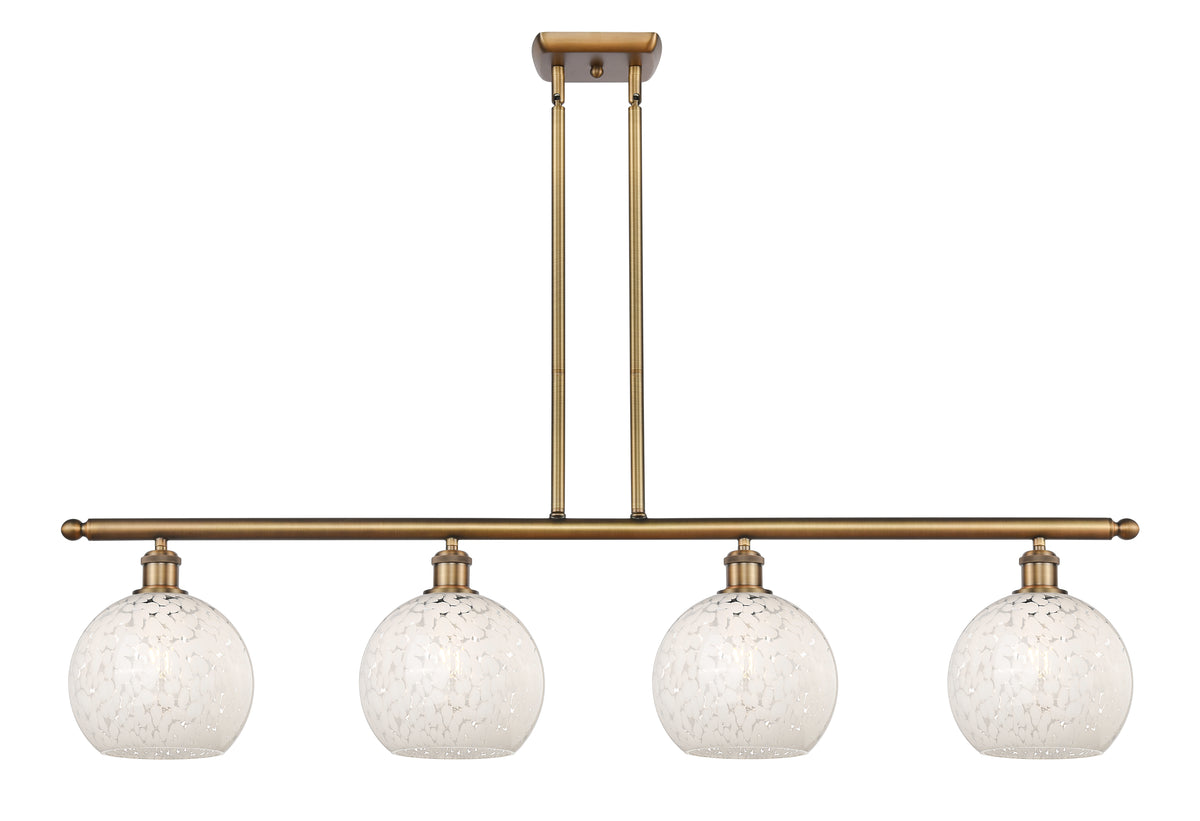 48-Inch 4-Light Stem-Hung Island Light 10.5-Inch High Dimmable