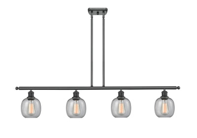 Ballston Island Light Cast Brass Steel Glass