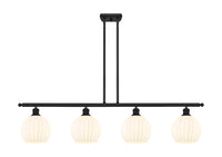 48-Inch 4-Light Stem-Hung Island Light 10.5-Inch High Sloped-Ceiling Compatible