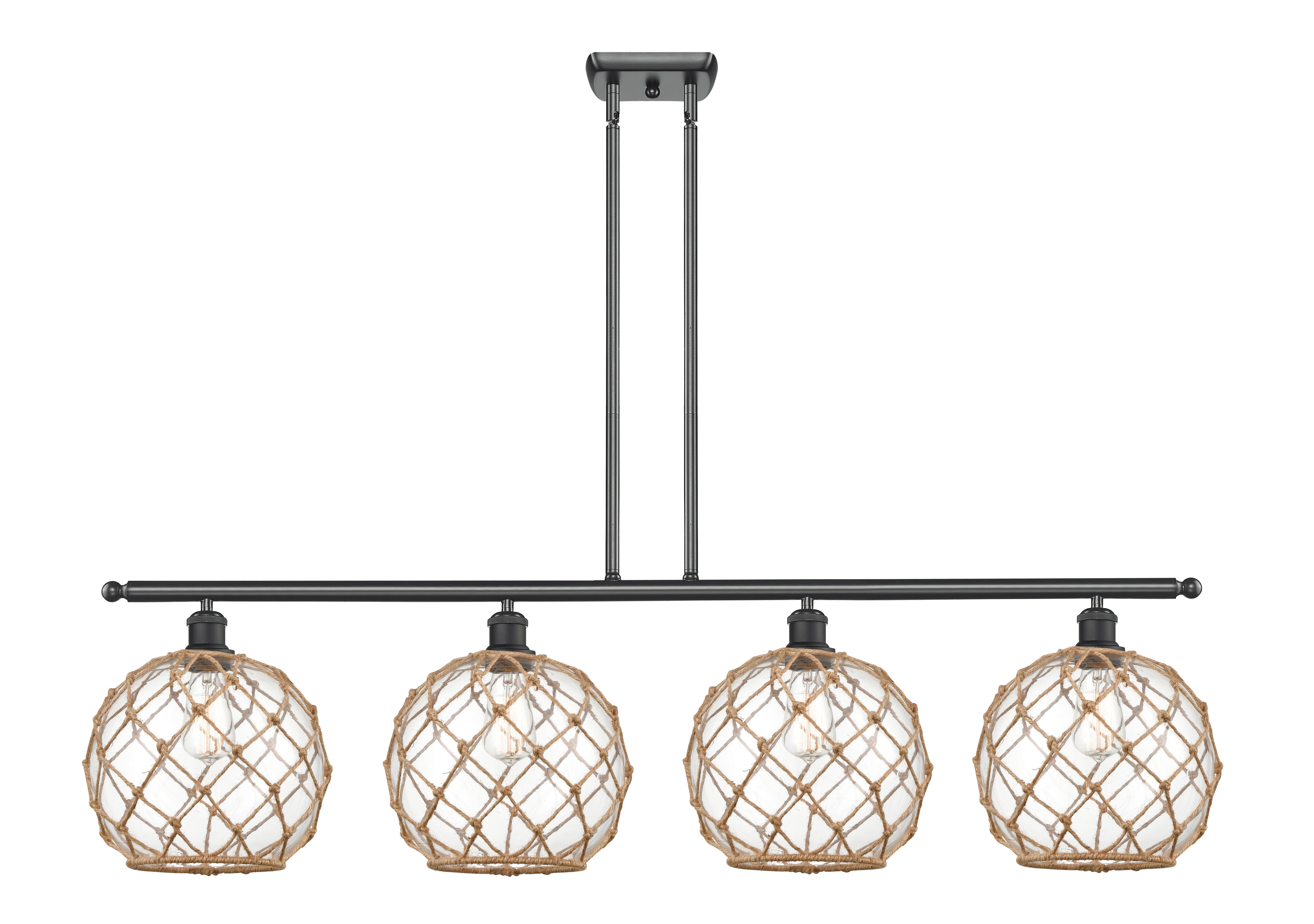 Ballston Island Light Cast Brass Finish