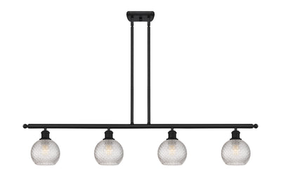 Ballston Island Light Cast Brass Steel Glass